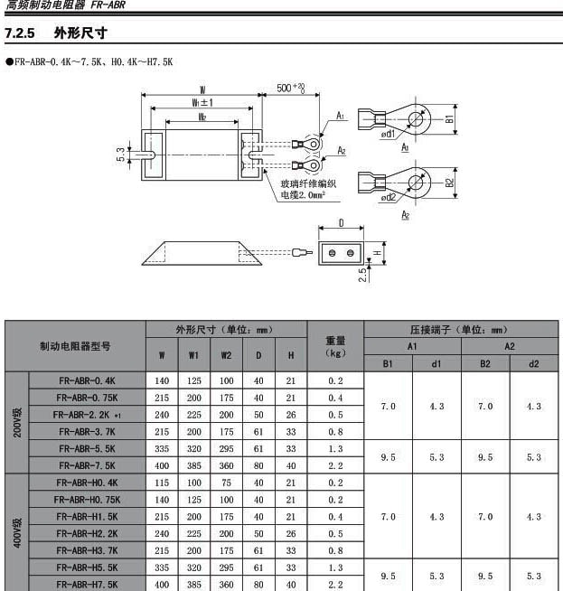 FR-ABR-H3.7K規格